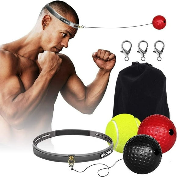 DEBGFS Boxing Fight Ball Reflex for Improving Speed Reactions and Hand Eye Coordination£¬Boxing Punch Equipment for Boxing, MMA and Other Combat Sports Training and Fitness
