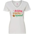 thumbnail image 3 of Inktastic Christmas Holiday Baking Squad Women's V-Neck T-Shirt, 3 of 5