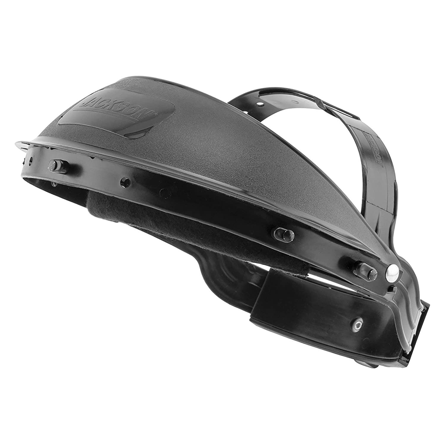 Jackson Safety Headgear KDG10 K-Facesaver (29051), Bulk Pack, Ratchet Suspension, for 12” or 15.5” Face Shields, Cushioned Sweatband, Black, 60 Units / Case