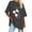 Gray, variant on OKBOP Black Trendy Tops for Women 2024 Short Sleeve Floral Crew Neck Tunic T Shirts for Women