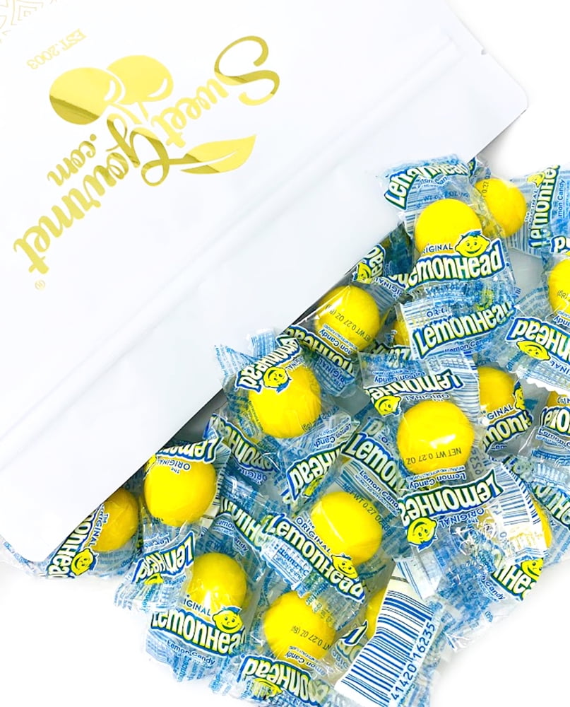 SweetGourmet Original LemonHead Candy Wrapped Bulk 3 Pound