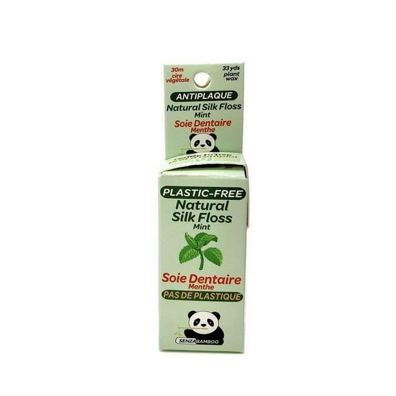 Senzacare Natural Silk Dental Floss Mint 1 Container