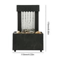 thumbnail image 2 of Yucurem Water Fountain Desktop Ornament Flowing Water Waterfall Home Teahouse Decor Home Decorations, 2 of 10
