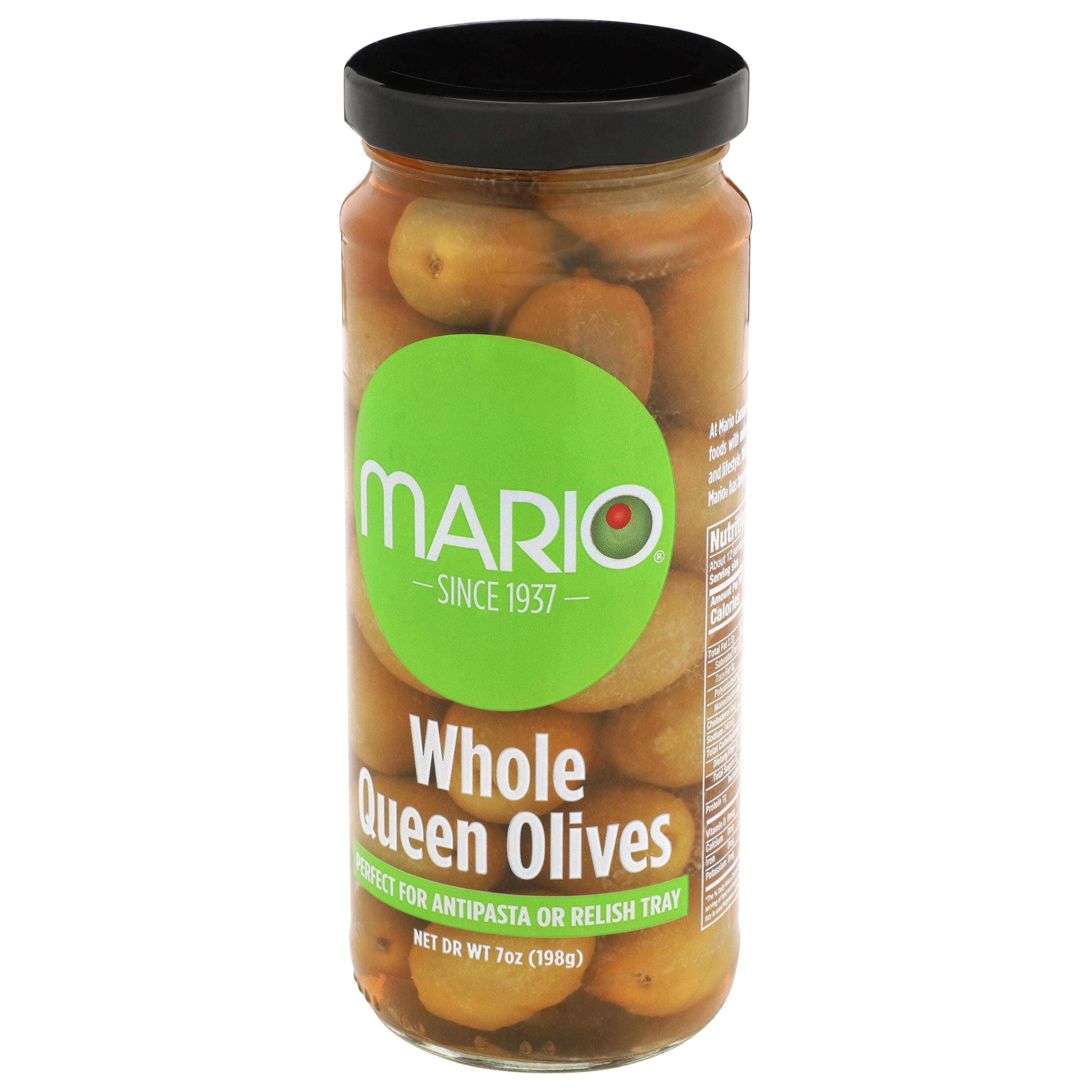 (3 pack) Mario Whole Spanish Queen Olives, 7 oz