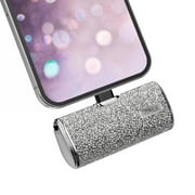 iWALK Small Portable Charger Power Bank 4500mAh Shiny Battery Pack, Compatible with iphone 14/14 Plus/13/12