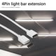 thumbnail image 5 of Cable de extensión de iluminación de 4 pines Cable de conector de luz de tira RGB 5050 3528 LED Ndcxsfigh  Para estrenar, 5 of 6