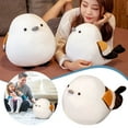 thumbnail image 2 of Round Sparrow Toy Lifelike Stuffed Animal Soft Bird Doll Cute Pillow for Girls, 2 of 5