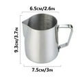 thumbnail image 2 of Stainless Steel Milk Frothing Pitcher, Scale Coffee/Milk/Cappuccino/Latte Art Barista Steam Pitchers, Espresso Machine Accessories For Coffee Serving Set Frothing Milk Clearance, 2 of 2