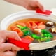 thumbnail image 3 of Pinzas Resistentes Al Calor para Asas de Ollas | Cubreorejas de Hierro Aptos para Microondas | Protección de Manos Antideslizante de Grado Alimenticio | Alternativa a Manoplas de Horno para Cocinar,, 3 of 4