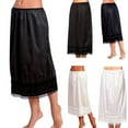 thumbnail image 4 of FNNMNNR Women Under Long Skirt Dress Waist Half Slip Lace Petticoat, 4 of 5