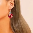 thumbnail image 3 of Pendientes navideños para mujer, con diamantes de imitación, colgantes de Papá Noel, hipoalergénicos, bonitos, joyas navideñas, 3 of 6