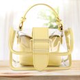 thumbnail image 4 of HEVIRGO PVC Clear Tote Bag Waterproof 2 In 1 Belt Buckle Closure Clear Purse for Daily Life, 4 of 10