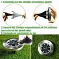 thumbnail image 2 of Lampara Solar De Suelo Solar Para Exteriores Jardín 4 Piezas, 2 of 8