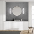 thumbnail image 4 of WAC Lighting Fallon 23" LED 2-Light 3-CCT Aluminum Bath Vanity Light in Black, 4 of 5
