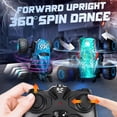 thumbnail image 4 of YCFUN 2-in-1 Dinosaur & Shark RC Monster Truck for Kids, RC Stunt Car with 360° Spins, LED Lights and Music, Off-Road RC Cars for Kids Boys Girls 3+, 4 of 7