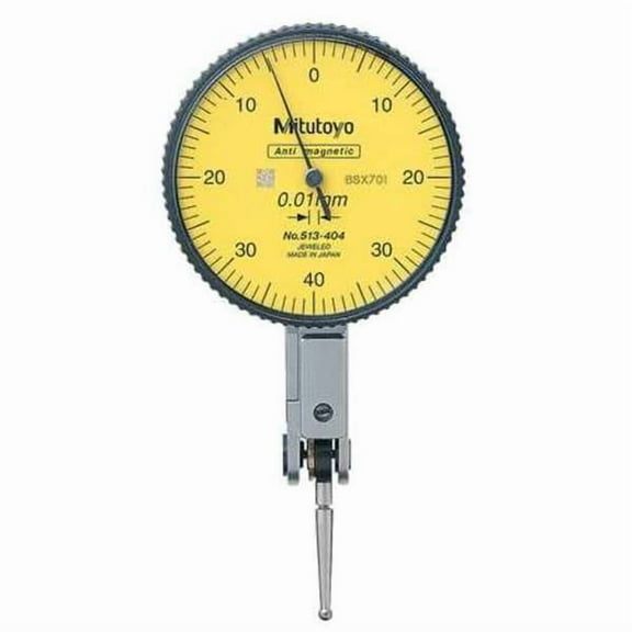 Mitutoyo Dial Test Indicator,Hori,0 to 0.8mm 513-404-10E