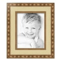 thumbnail image 2 of ArtToFrames 11" x 14" Gold Bamboo Cream Bronze Picture Frame, 11x14 inch Gold Wood Poster Frame (WOM-5255),  Pack, 2 of 7