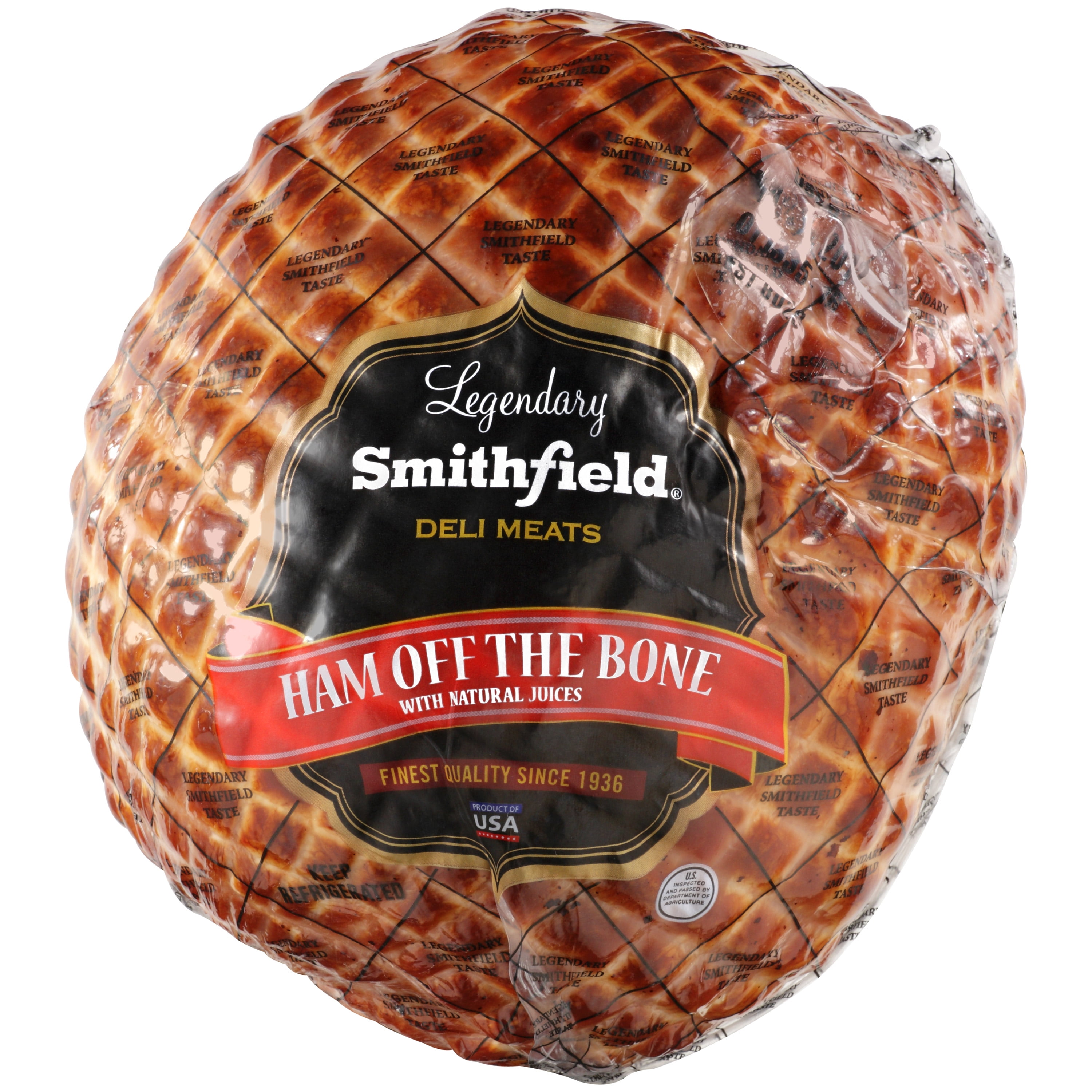 Smithfield Legendary Deli Meats Off the Bone Ham, Deli ...