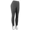 thumbnail image 6 of TWZH Women Solid Color Elastic High Waist Rib-Knit Skinny Anchored Legging, 6 of 6