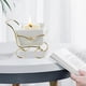 thumbnail image 4 of Soporte de lámpara de té perfecl candeliere decorativo Cerámica Blanca Porta vela, 4 of 7