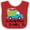Red and White, variant on Inktastic I Love My Poppa Boys or Girls Baby Bib