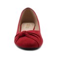 thumbnail image 4 of Ollio Women's Shoes Ballet Faux Suede Flats ZM1815, 4 of 6