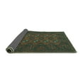 thumbnail image 2 of Ahgly Company Indoor Square Persian Turquoise Blue Traditional Area Rugs, 3' Square, 2 of 4
