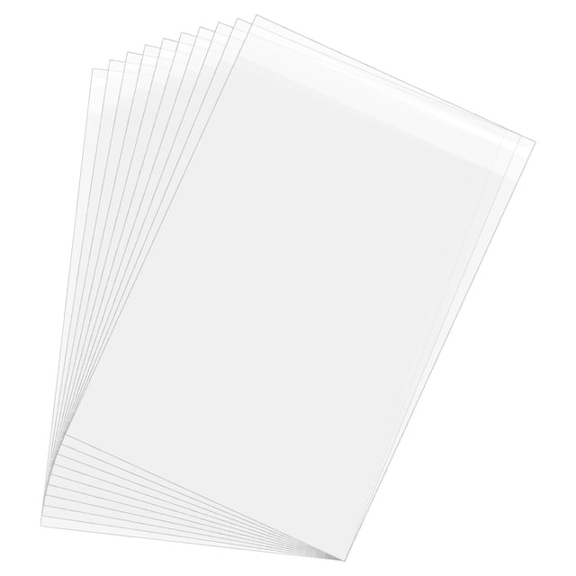 Uxcell 16.5"x 11" Fundas para fotos sin ácido, paquete de 25 fundas transparentes