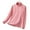 Pink, variant on Goodtrade8 Womens Jacket Plus Size Zip up Outerwear Pocket High Neck Casual Solid Color Long Sleeve Women's Winter Tops
