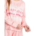 thumbnail image 2 of Justice Girls 2-Piece Long Sleeve Lounge Sweatshirt and Short Pajama Set, Sizes 5-18, 2 of 4