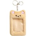 thumbnail image 2 of Lindo soporte para tarjetas fotográficas Kpop de felpa con llavero, oso de dibujos animados, conejo, gato, funda para fotos, ID, tarjeta de crédito bancaria, protector, papelería, 2 of 4