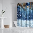 thumbnail image 2 of Red Christmas Shower Curtain,Colorful Balls Pine Trees Snowflake Bathroom Curtain Hotel Luxury Style Shower Curtains for Apartment Bathroom Decor Christmas, 2 of 5