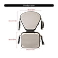 thumbnail image 3 of Inflatable Seat with Back Support Comfortable Paddle Board Seat Cushions Adjustable ,Easy to Install, 3 of 6