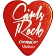 ChromaCast Heart Shaped Guitar Picks, 12 Pack