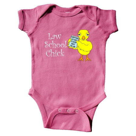 

Inktastic Law School Chick White Text Gift Baby Girl Bodysuit