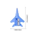 thumbnail image 3 of Ohmyroo Airplane Shaped Manual Pencil Sharpener For School Stationery, 3 of 6