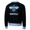 thumbnail image 3 of Men's Sport Design Sweden Navy Manchester City Free Kick Fleece Varsity Sweater, 3 of 4