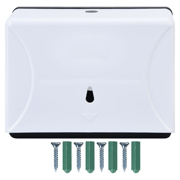 Toilet Paper Towel Holder,Wall Tissue Box Plastic Hanging Paper Towel