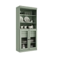 thumbnail image 6 of Palace Imports 100% Solid Wood 32" Pantry Cabinet with Frosted Glass Doors, 2-Drawers and Adjustable Shelves, Sage, 6 of 7