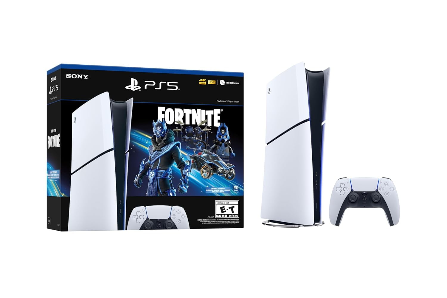 Pre-Owned Sony Playstation PS5 Console Fortnite Cobalt Star Digital Edition