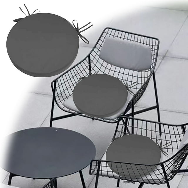 KER Round Outdoor Chair Cushion Terrace Furniture Cushion With Removable Machine Washable Light Covers Stainless Steel Multiple Specifications To Choose From