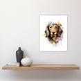 thumbnail image 4 of Wirehaired Dachshund Lovers Gift Watercolour Pet Portrait Painting Artwork Unframed Wall Art Print Poster Home Decor Premium, 4 of 5