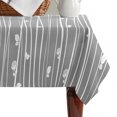 thumbnail image 4 of Gray Flower Table Cloth Waterproof Tablecloths, Geometric Stripe Gradient Branch Minimalist Tablecloth Dining Table Cover for Kitchen Party Tabletop Outdoor, Rectangle Tablecloth 60x84 Inch, 4 of 9
