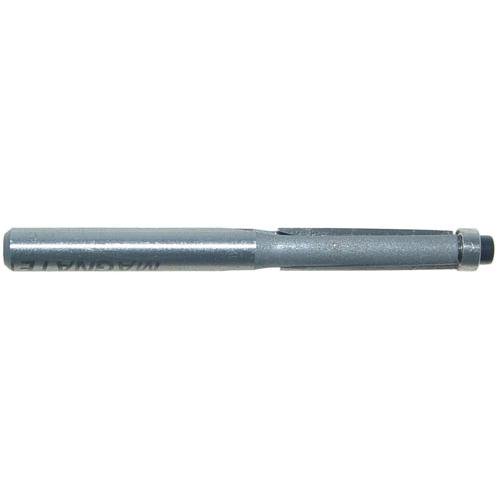 Magnate 323 Flush Trim Router Bit, 3 Degree Down Shear - 1/4" Overall Diameter, 1" Cutting Length, 1/4" Shank Diameter, 1-1/4" Shank Length, BR-00 Bearing