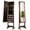 Brown, variant on Costway Jewelry Mirrored Cabinet Armoire Organizer Storage Box w/ Stand Christmas Gift