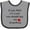 Heather and Black, variant on Inktastic If You Think I'm Cute You Should See My Grandma Boys or Girls Baby Bib
