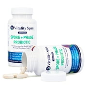 Spore Based Probiotic – Gut Health & Digestive Support – Bacillus Subtilis, Advanced Phage Technology – Shelf Stable
