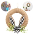 thumbnail image 4 of Ovzne Artificial Easter Bunny Wreath For Front Door Decor And Wall Decor For Spring Decoration On Clearance, 4 of 5