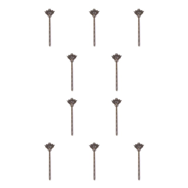 Sonducket Marcadores de libros, accesorios para hacer joyas, Clips de libros elegantes, líneas de arte chapadas, palitos para el cabello para niños y Type1 NO1 Sonducket CBP373039