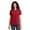 Red, variant on Port & Company Ladies Core Blend Pique Polo